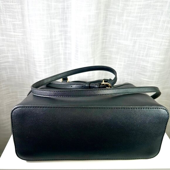 Nine West Lynn Black Classic Satchel - NEW - Picture 12 of 14